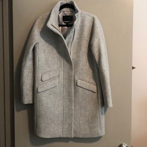 J Crew Cocoon Coat, Grey, size 4